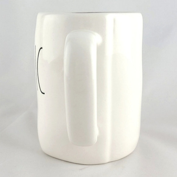 ⭐️2/ $50⭐️ Rae Dunn White Ceramic Mug Large Letters Black PSYCHIC - Picture 4 of 11